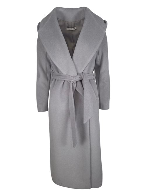 cappotto donna a vestaglia grigio La fille des fleurs | HEATHERgrigio